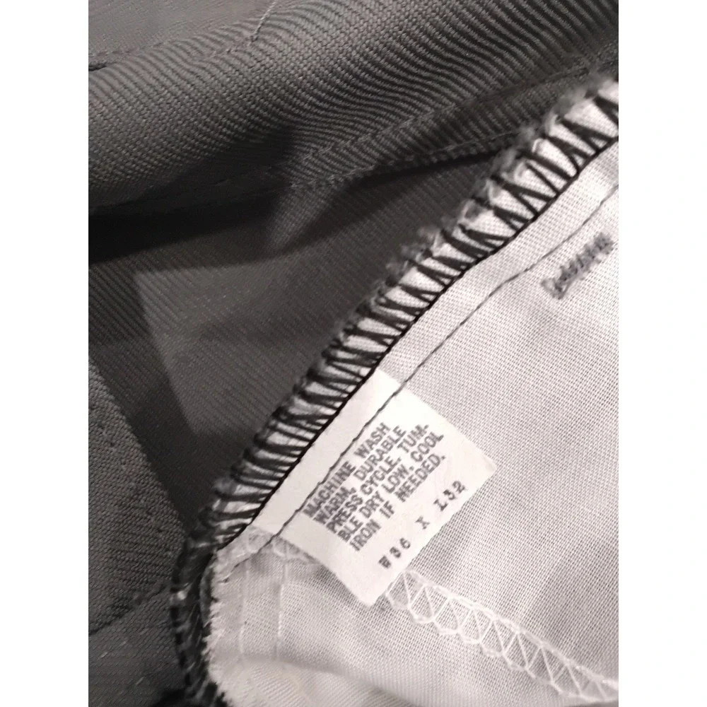 Vintage Levis Action Slacks Sta-Prest Mens Grey Blue Dress Pants 36x32 Lot